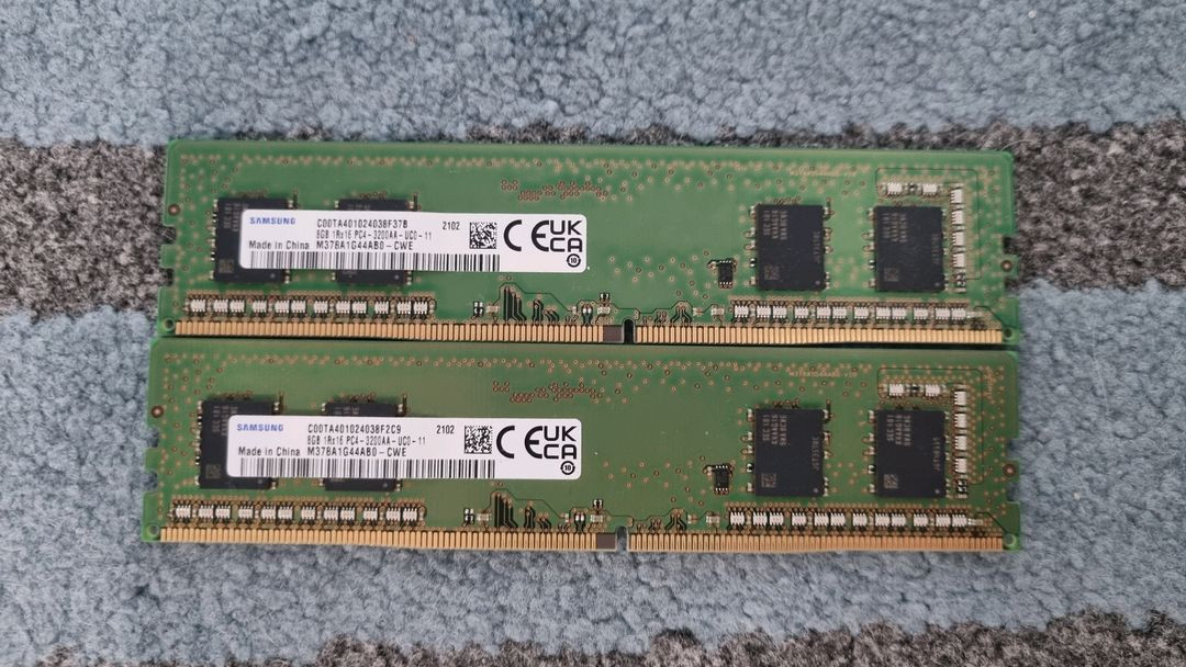 DDR4 8GB 메모리 2개 세트 합 16기가 이미지