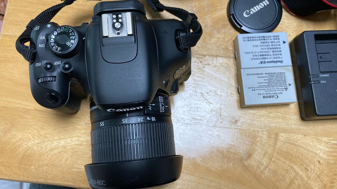 캐논 EOS 600D DSLR 카메라 18-55mm 렌즈 이미지