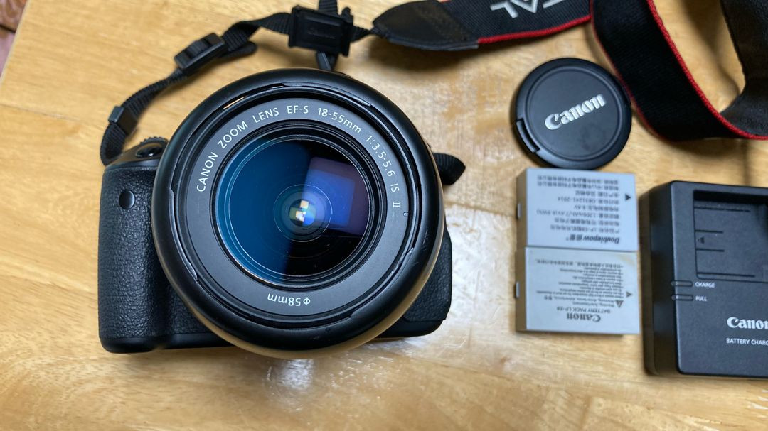 캐논 EOS 600D DSLR 카메라 18-55mm 렌즈 이미지