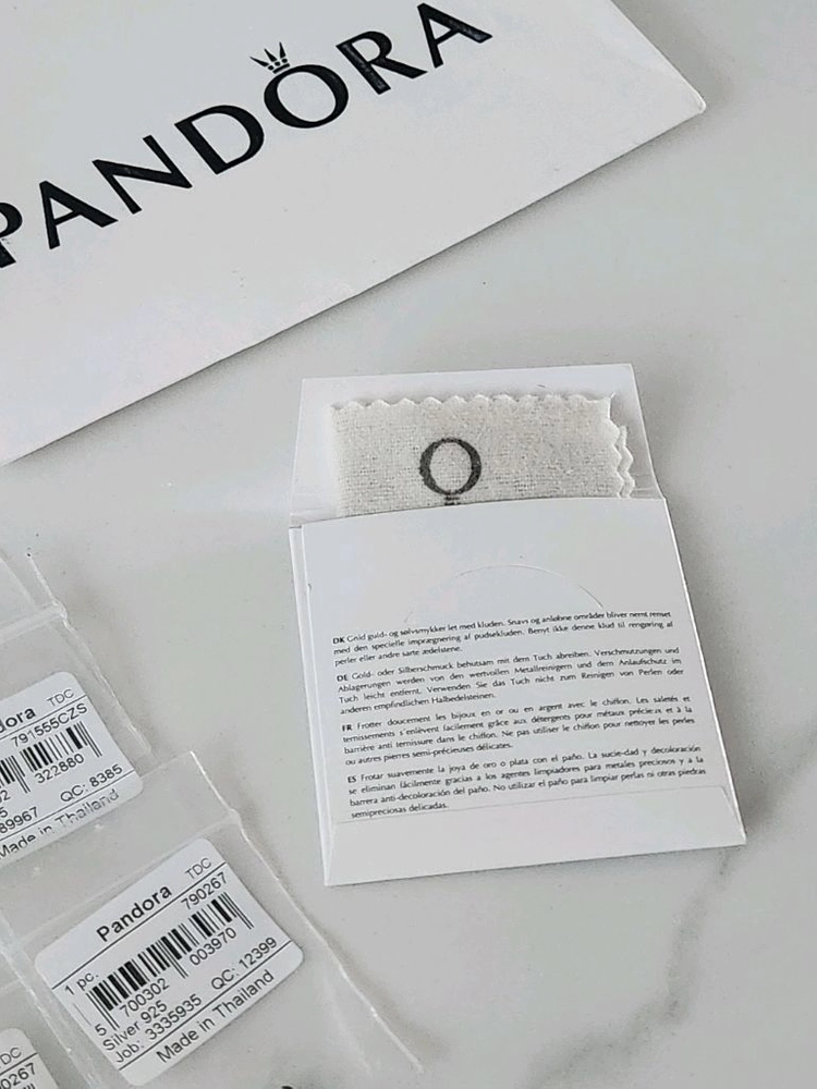 PANDORA 판도라 실버 팔찌 참 세트 정품 이미지