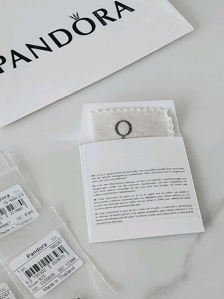 PANDORA 판도라 실버 팔찌 참 세트 정품 이미지