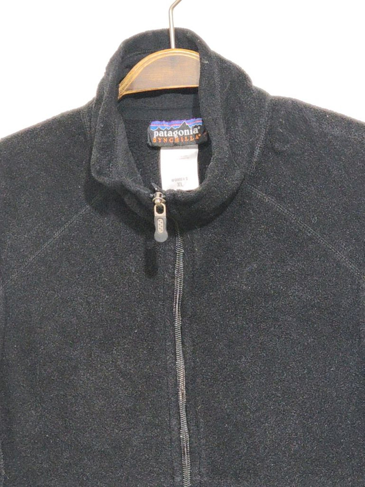 (XL) 파타고니아 신칠라 플리스 조끼 블랙 후리스 베스트 이미지