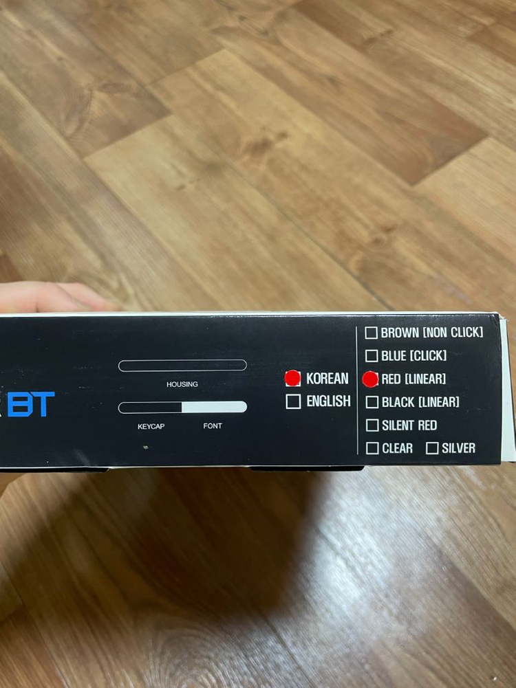 레오폴드 FC750RBT 블루투스 기계식 키보드 (적축) 판매 이미지