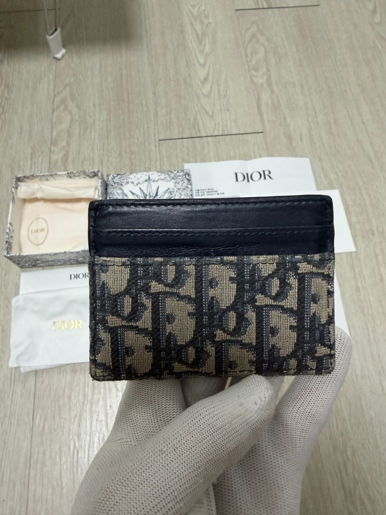 인보이스풀박스 정품 디올 오블리크 몽테인30 카드지갑 이미지