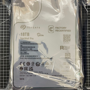 (리퍼/미개봉) Seagate Ironwolf Pro / 18TB / NAS PC 호환 SATA