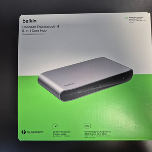 벨킨 썬더볼트4 5-in-1 도킹 스테이션 이미지