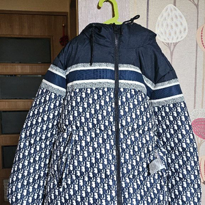 초특가 국문택 디올 오블리크 리버서블 양면 패딩 사이즈 남성 XL 100 새상품