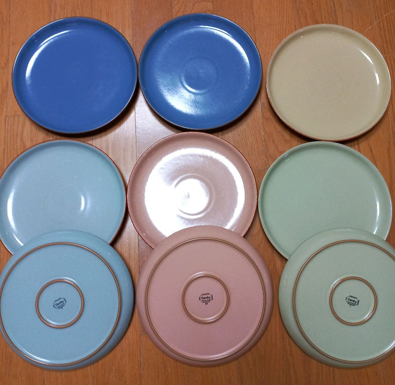 빈티지 영국정품 덴비 대접시 개당값 이미지