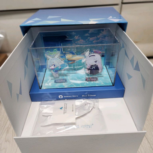 블루아카이브 갤럭시s24 아로나 에디션 아로나 프라나 아크릴큐브,박스 이미지