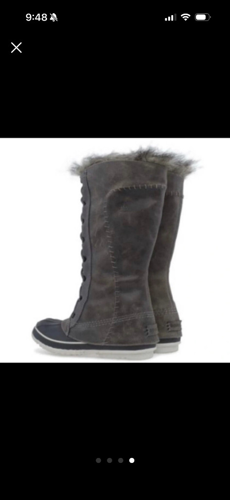 Sorel 소렐 레이스업 털 부츠 36 이미지