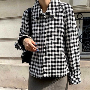 orr 오르 하운드투스 체크 숏자켓