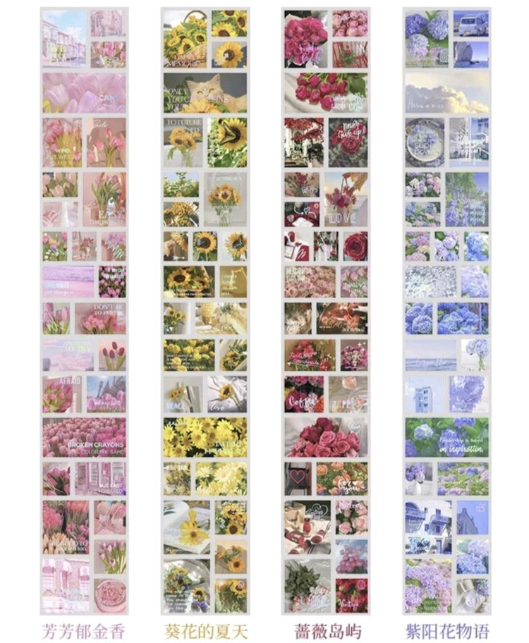 (처분) 다꾸 감성 풍경 스티커 마테컷 세트--5