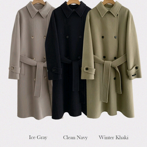 프롬헤드투토 세르니 더블 핸드메이드 롱 코트(구스안감) 이미지