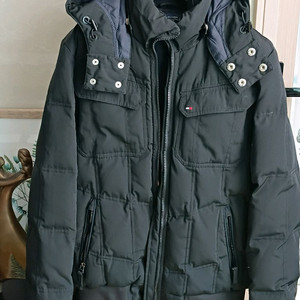 타미힐피거 블랙 다운패딩 95