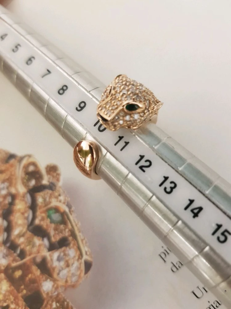 18k 천연다이아 파베 반지 이미지