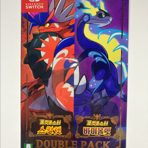 [미개봉 신품] 닌텐도 스위치 포켓몬스터 스칼렛 바이올렛 더블팩 *국내 정식 발매