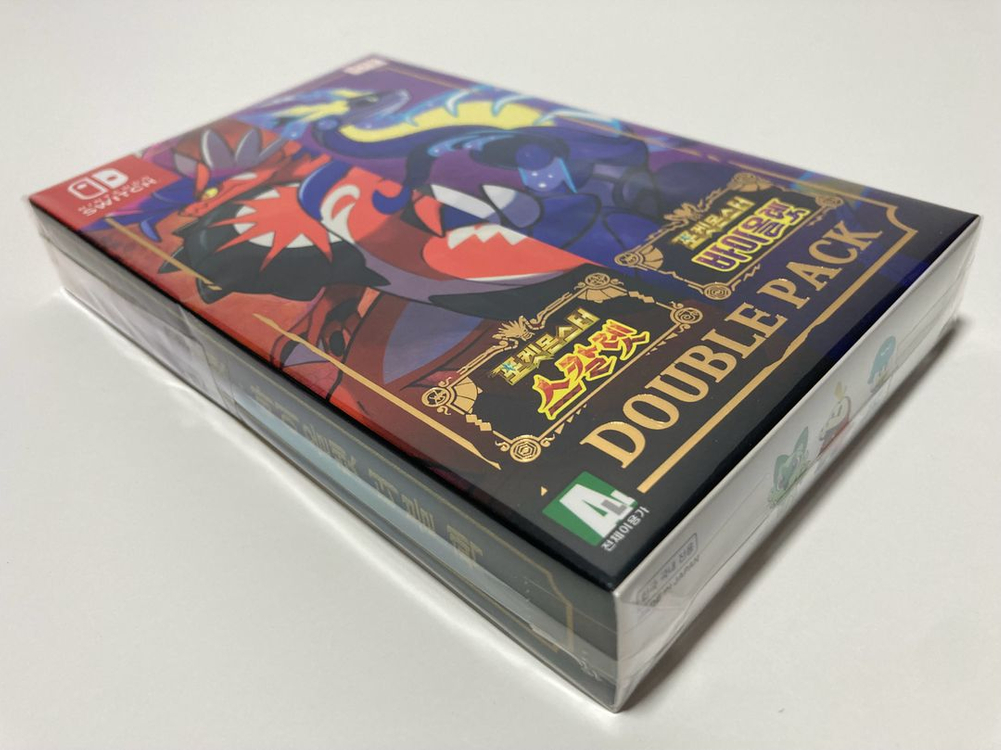 [미개봉 신품] 닌텐도 스위치 포켓몬스터 스칼렛 바이올렛 더블팩 *국내 정식 발매--2