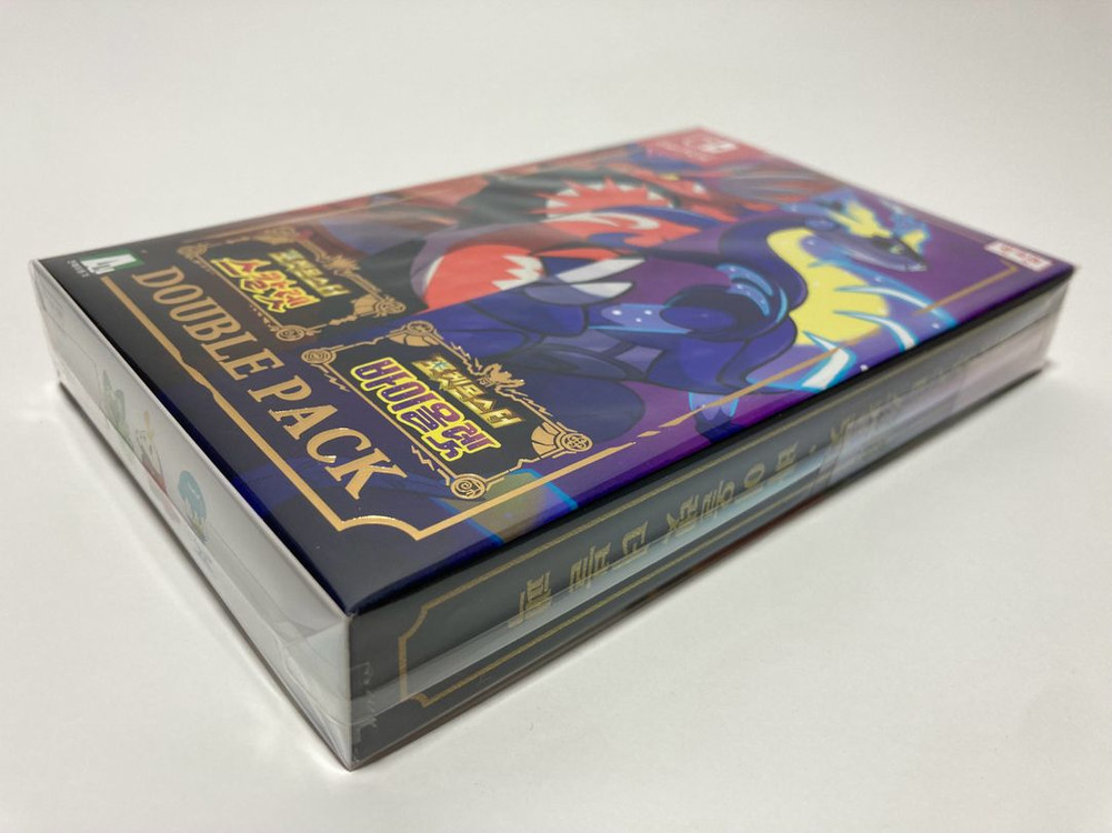 [미개봉 신품] 닌텐도 스위치 포켓몬스터 스칼렛 바이올렛 더블팩 *국내 정식 발매--3