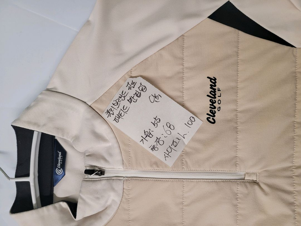 클리브랜드 골프 페티드 반집업 남성 L.100 간절기--5