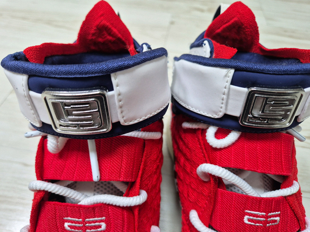 [A+급] 나이키 르브론 17 그래피티 레드--4