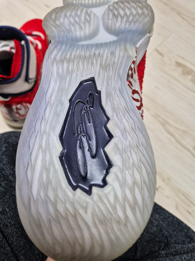 [A+급] 나이키 르브론 17 그래피티 레드--9