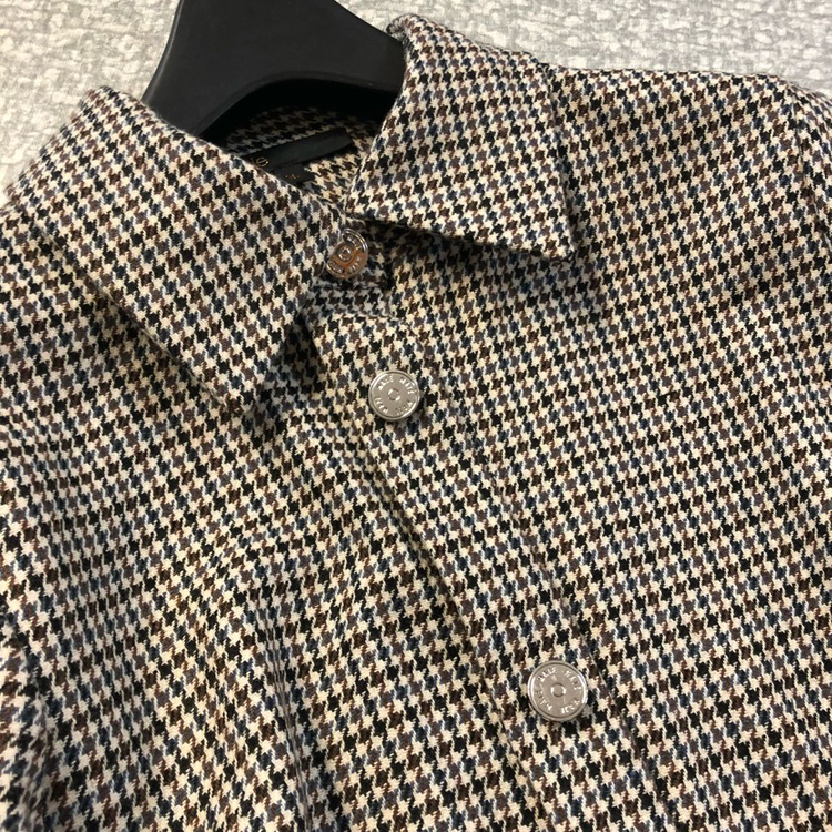 마쥬 체크 플리츠 원피스 올드머니룩 하객룩 결혼식 36 정품 maje--2