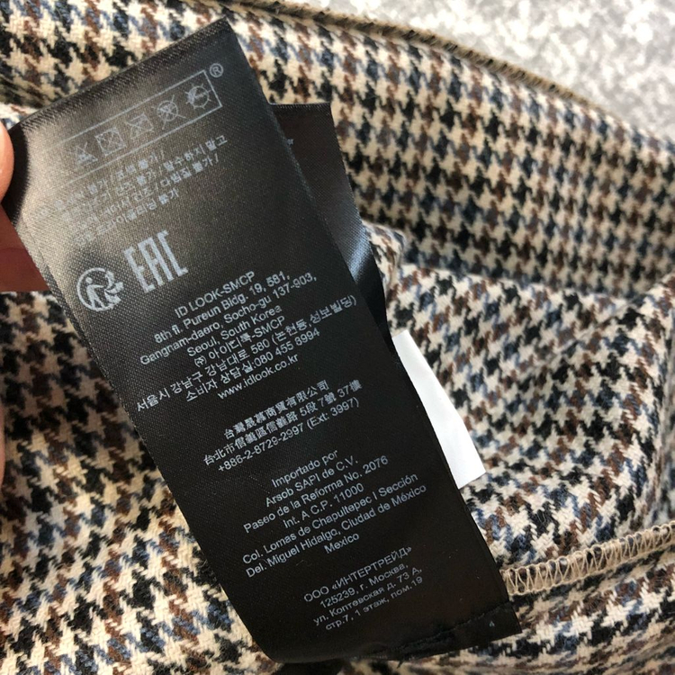 마쥬 체크 플리츠 원피스 올드머니룩 하객룩 결혼식 36 정품 maje--7