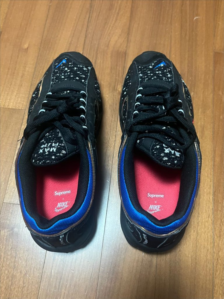 나이키 x 슈프림 에어맥스 테일윈드 4 블랙 판매--2