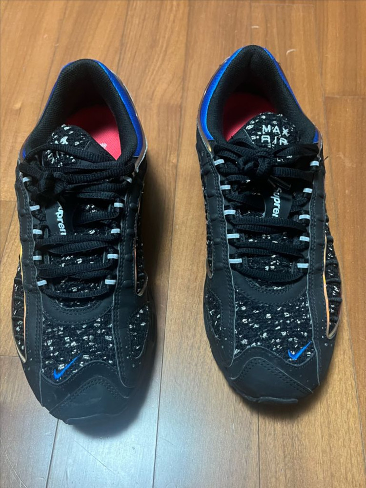 나이키 x 슈프림 에어맥스 테일윈드 4 블랙 판매--3