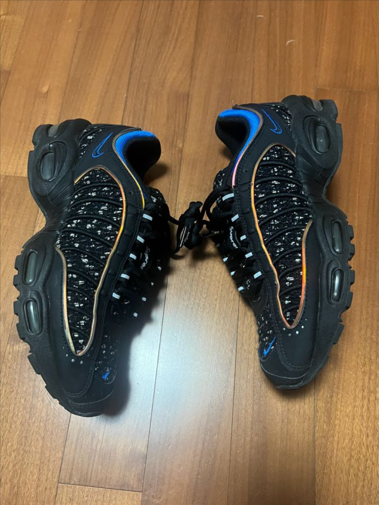 나이키 x 슈프림 에어맥스 테일윈드 4 블랙 판매--4