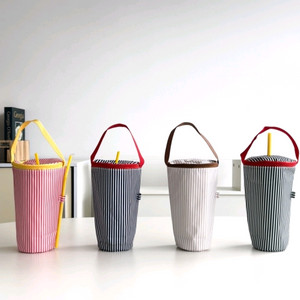 택포) 텀블러 손잡이 보냉백 4개