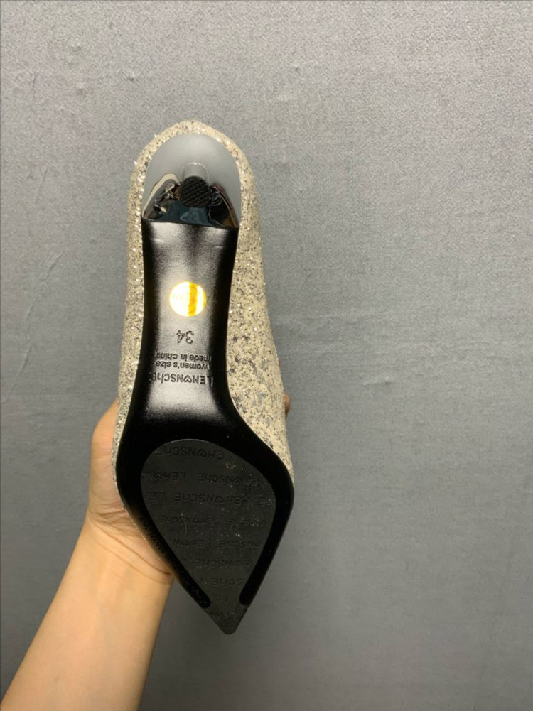 르몽쉐 글리터 웨딩슈즈 바닐라 220mm 7cm 이미지