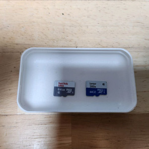 샌드디스크sd64GB+렉사sd64GB
