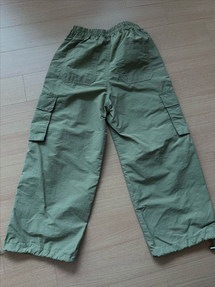 제니베이직 카고팬츠 카키--1