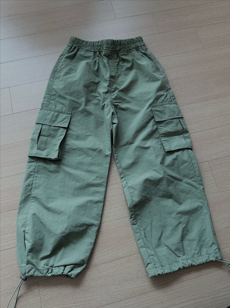 제니베이직 카고팬츠 카키--2