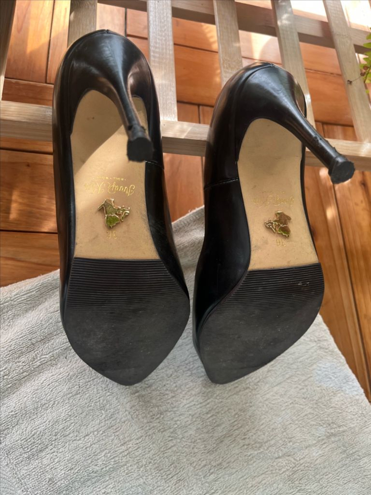 jinny kim 지니킴 가죽 힐 36사이즈 이미지