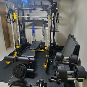 바디스톤 멀티랙 홈짐 멀티 운동기구 세트