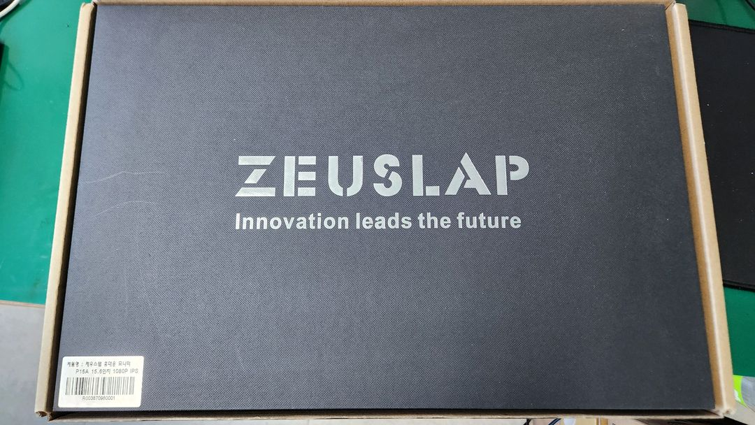 제우스랩 P15A FHD IPS 휴대용 오니터 풀박스 신품--4