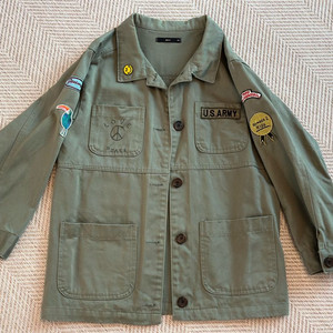 제니베이직 밀리터리 야상자켓