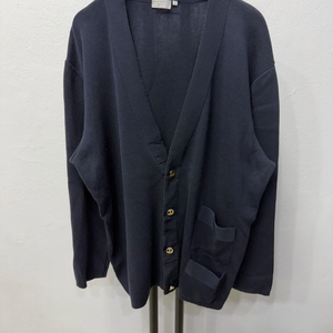 정품) 페라가모 네이비 가디건 L