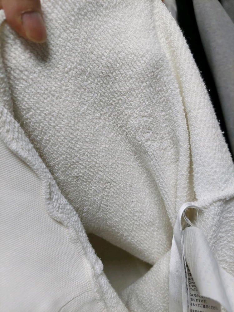 구찌 사슴 자수 GG 후드티 아이보리 M 백화점판 이미지