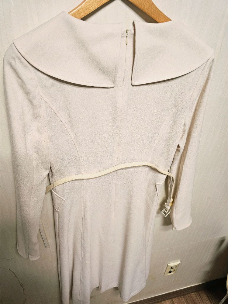 트렌치코트형 원피스 (새상품/봄신상/하객룩/S)--14