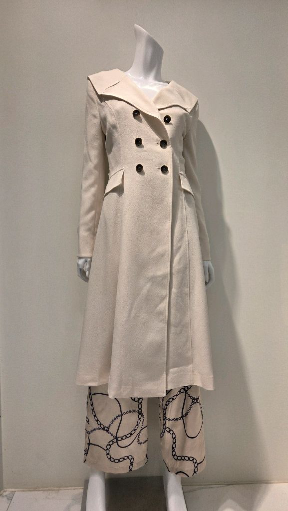 트렌치코트형 원피스 (새상품/봄신상/하객룩/S)--1