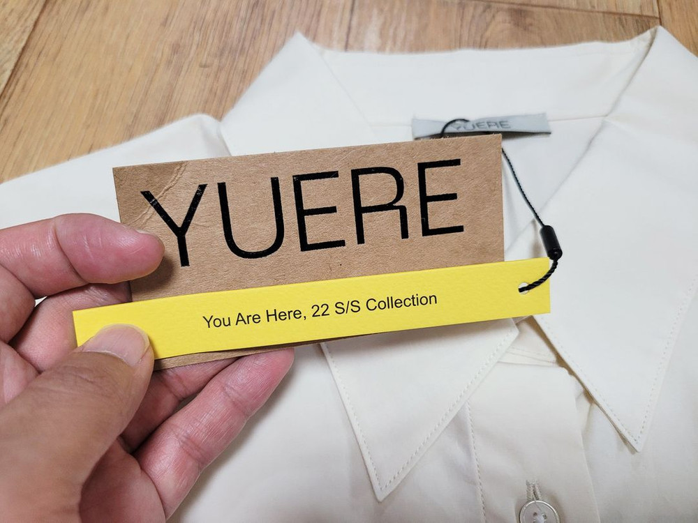 유에르(YUERE) 오버사이즈 셔츠 프리사이즈 새상품 이미지