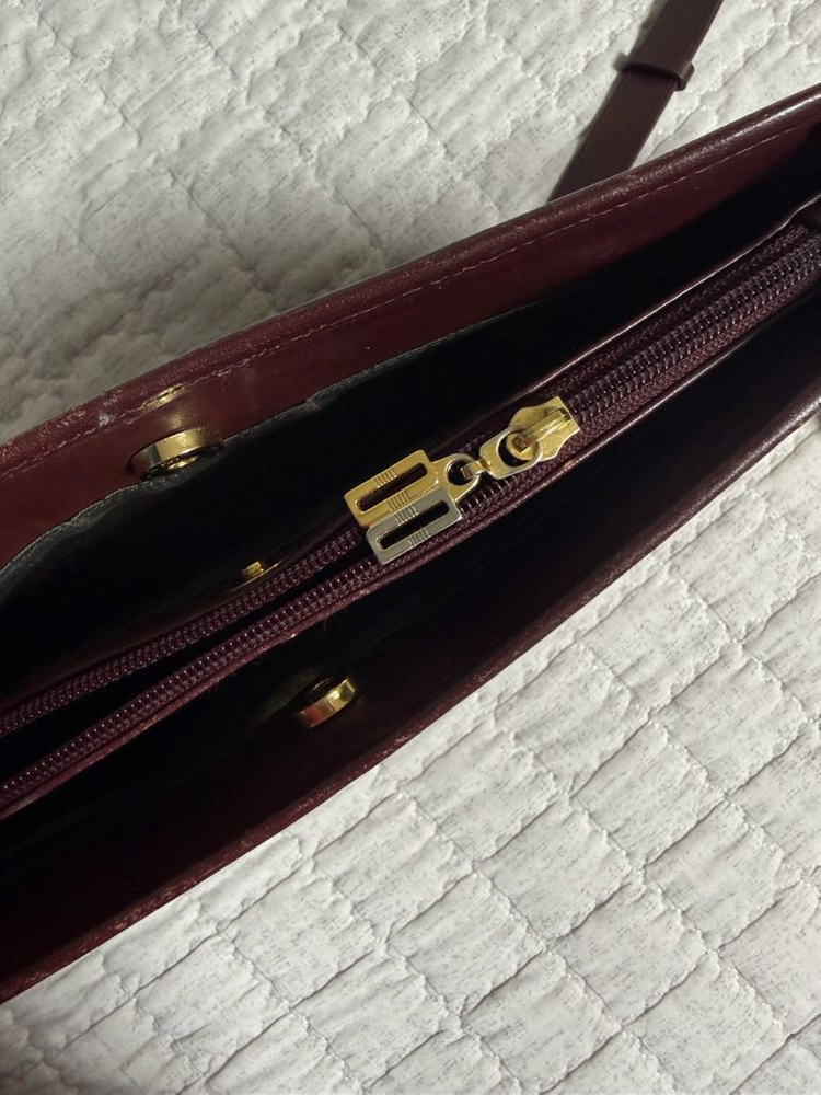 닥스 DAKS 체크 크로스 숄더백--2