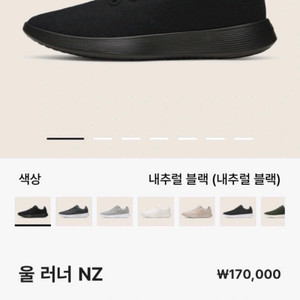 올버즈(allbirds) 울러너NZ 신발(265)
