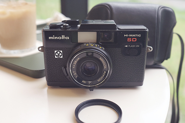 미놀타 하이매틱 SD 필름카메라(케이스포함)팝니다--1