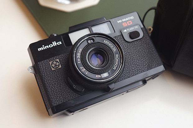 미놀타 하이매틱 SD 필름카메라(케이스포함)팝니다--2