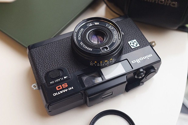 미놀타 하이매틱 SD 필름카메라(케이스포함)팝니다--4