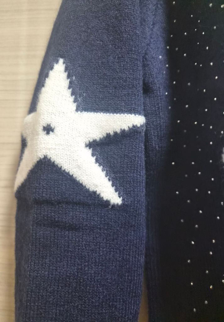 크리스찬디올 반짝이 별 니트--1